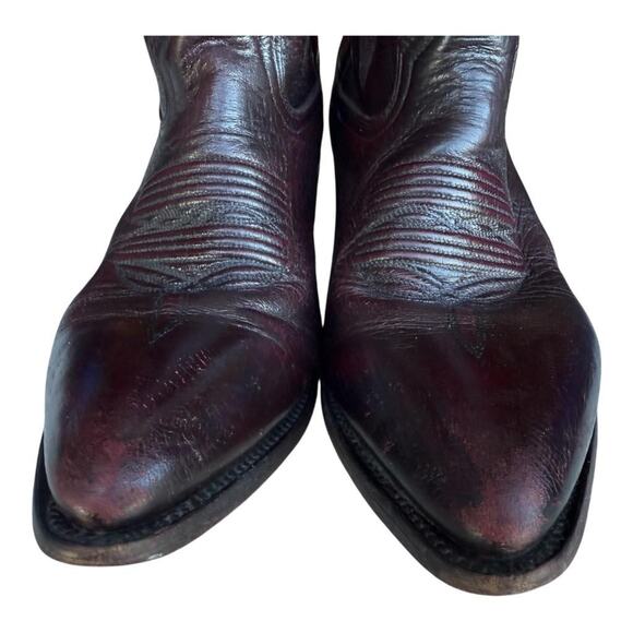 Dan Post Milwaukee Cowboy Boot Oxblood Men size 8 D - Picture 5 of 13